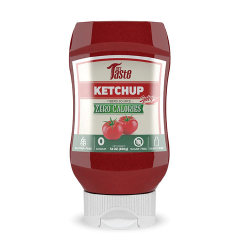 Mrs Taste Sugar Free Spicy Ketchup, Zero Calories, Zero Sodium, Zero Sugar, High Fiber, Keto Friendly, Paleo Friendly, Condiments and Sauces (12 o...