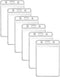 Vertical ID Badge Holders Sealable Waterproof Clear Plastic Holder, Fits RFID/Proximity/Badge Swipe Cards or Credit Card (6Pcs, Vertical)...