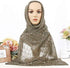 Adela Women Lightweight Scarf Muslim Turban Hijab Cap Long Scarf Wrap Shawl...
