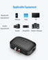 HAOQUOO Stereo Bluetooth Receiver Adapter,NFC Connection, 3.5mm/RCA Dual Audio Output Socket, Bluetooth Adapter Converter Suitable for Smartphones...