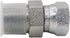 (2-PACK) 1404-06-04 Hydraulic Hose Adapter Fitting 3/8" Male (3/8"-18NPTF) × 1/4" Female Swivel (1/4"-18NPSM) SAE Straight Pipe Joints Tube Connec...