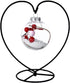 WAJJ Ornament Display Stand Iron Pothook Stand for Hanging Glass Terrarium Creative Decoration for Home Garden Wedding Party Festival (Big Heart-s...