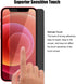 3 Pack Privacy Screen Protector For iPhone 12 Mini 5.4" Anti Spy Private Tempered Glass...