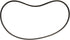 W10006384 Washer Belt Drive Belt Replacement for Whirlpool Kenmore WPW10006384 AP4514411 PS2579381 Washing Machine