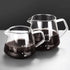 Pour Over Coffee Maker - 10 OZ /300ML Glass Carafe Coffee Server with Glass Coffee Dripper/Filter, Drip Coffee Maker Set for Home or Office, 1-2 C...