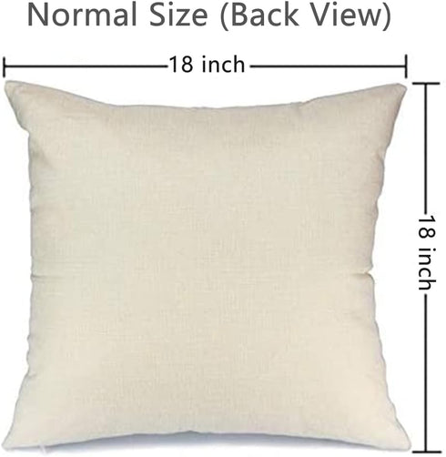 Abstract Boho Pillow Covers 18x18 Inch, Terracotta Beige Throw Pillow Covers Mid Century Linen Pillow Cases for Sofa Couch Car, Set of 4 (No Inser...