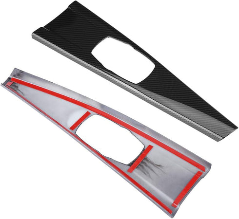 Multimedia Panel Cover, Carbon Fiber ABS Interior Multimedia Panel Cover Trim Fir For 3 Series F30 F34 4 Series F33 F36...