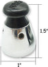 TIHOOD 3PCS Universal Pressure Cooker Relief Jigger Valve 1.5 Inch High Black...
