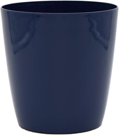 The HC Companies 6 Inch Aria Round Planter - Plastic Plant Pot for Indoor Outdoor Plants Flowers Herbs, Sapphire Blue...