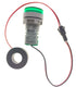3pcs Digital Display AC Current Indicator, 22mm Round Head LED Current Tester 0~100A Ammeter Monitor Green red Yellow...