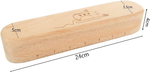 Plutreas Hardwood Tailors Clapper Multi-Purpose Sewing Tool for Flattening Fabrics and Point Pressing...