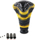 Gear Shift Knob, Universal Gear Shift Knob Snake Shape Shift Knob Handle Shifter Lever Stick with 3 Adapters Knob Personalized Car Shift Handle fo...