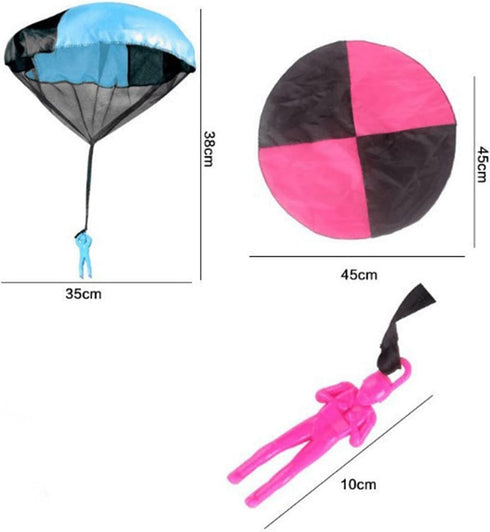 Parachute Tangle-Free Throwing Parachute Outdoor Flying,No Assembly Required Stocking Stuffers Party Favors,Classroom Prize,Birthday Gift,Novelty ...
