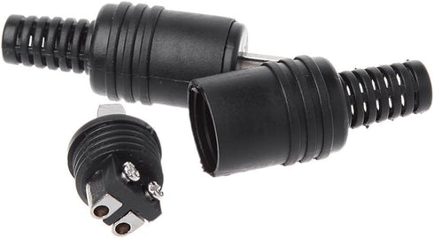 10PCS Male HiFi Speaker Tools Power Signal Black Adapter Accessories DIN Plug Screw Terminals 2 Pin Connector Black Abs+Metal Black Abs+Metal, As ...