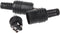 10PCS Male HiFi Speaker Tools Power Signal Black Adapter Accessories DIN Plug Screw Terminals 2 Pin Connector Black Abs+Metal Black Abs+Metal, As ...
