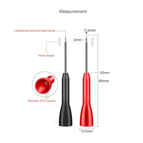 TP88A Piercing Needle Non-Destructive Test Probe Use for Digital Multimeter Test Leads...