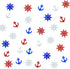 Anchor Rudder Confetti Patriotic Nautical Party Theme Nautical Baby Shower Nautical Cut Out Red White Blue Red White Blue 1.5 Ounce 1400 Pieces...