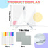 LED Note Board with Colors, 2024 New Glowing Acrylic Message Marker Board, Light up Dry Erase Board with Stand as a Glow Memo Letter Board Note Gl...