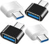USB C to USB Adapter 4 Pack, USB Female to USB C Male OTG Adapter, USB C Adapter Compatible with MacBook Pro, Samsung Galaxy, Type-C Phones, Lapto...