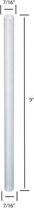 Clear Jumbo Smoothie Straws, Clear Disposable Wide-mouthed Large Milkshake Straws 9'' Inches High/Tall 100 pack...