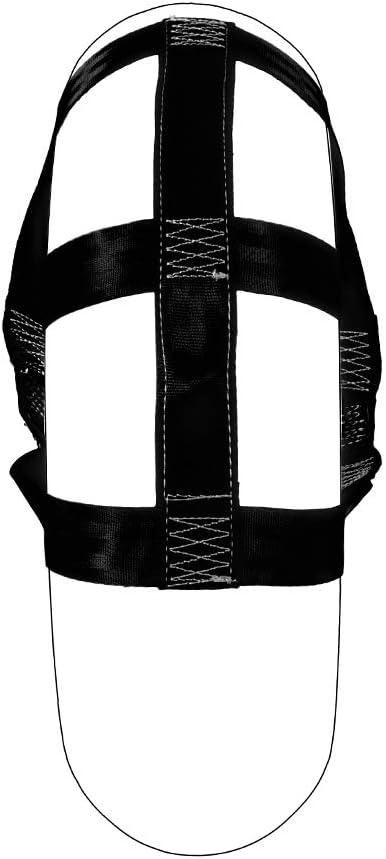 MOTO4U Universal Motorcycle Rear Wheel Tie Down Strap in Black...