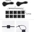 273PCS Cable Management Kit, 4 Cable Split Sleeves,9 Cable Holder,38 Cord Clips, 2 Roll Fastening Tape, 10 Adhesive Wall Cable Tie,10 Reusable Cab...