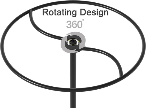 360° Rotating Sunglasses Organizer Stand, Eyewear Display Holder Stand, Eyeglasses Stand Rack for Nightstand Desk Bedroom or Shop Selling (Black)...