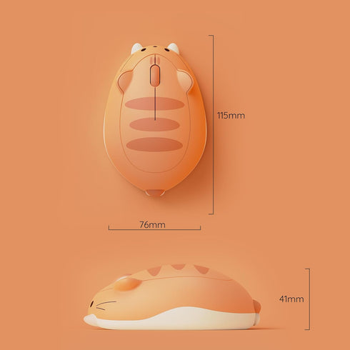 Akko Cat Theme Wireless Gaming Mouse, 2.4G GHz with a USB Receiver, Cute Optical Cordless Cartoon Mice for Computer/Laptop/Desktop/PC, Compatible ...