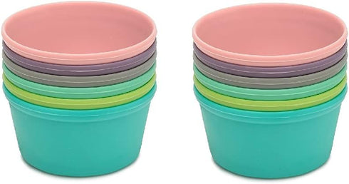 melii Rainbow Silicone Food Cups – For separating food and baking - 12 pack...