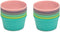 melii Rainbow Silicone Food Cups – For separating food and baking - 12 pack...