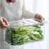 SANNO Vegetable Fruit Containers Fridge Containers,Freezer Produce Saver Refrigerator Organizer Bins with Vented Lids And Drain Tray For Pantry Fr...