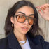 Retro Square Aviator Sunglasses for Women Men Vintage Trendy Rectangle 70s Sun Glasses...