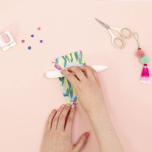 Craftelier - XL Teflon Bone Folder Tool for Paper | Ideal for Scrapbooking and Crafts such as Cardboard Making, Origami, Bookbinding and Papercraf...