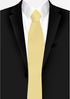 Men's Pre-Tied Solid Color Zipper Neck Tie...