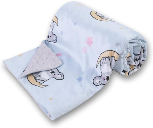 Baby Blanket for Boys Girls Soft Minky with Double Layer Dotted Backing, Cartoon Printed 30 x 40 Inch Toddler Blanket (Cute Koala)...