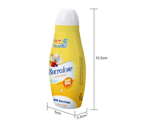 EZ-Sweetz (2.0oz - Liquid Sweetener 800 Servings/Bottle) (New Packaging, 1 Pack)...