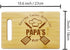 Everything Tastes Better Off Papa's Grill-Cutting Boards for Kitchen,Cute Bamboo Cutting Board,Papa Dad Cooking Gifts,Gifts for PAPA 10.6x7 Inch...