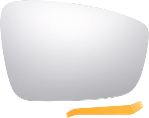 X AUTOHAUX Car Rearview Right Passenger Side Mirror Glass Replacement W/Backing Plate Heated White Glass for Volkswagen Beetle 2012-2019 for Volks...