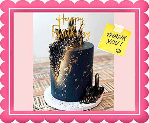 GOLD HIGHLIGHTER DUST (7 GRAMS) (7 grams Net. container) Cake, Topper by Oh! Sweet Art Corp...