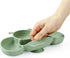 PandaEar 2 Pack Silicone Suction Plates for Baby, Divided Unbreakable Toddler Plate with 2 Pack Spoons for Self Feeding, Babies Utensils Feeding S...