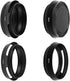 SIOTI 62mm Lens Hood, Matte Treatment Inside, Aluminum Material, Compatible with All Camera Lens S/C/N/F/O/P etc.(62mm)...