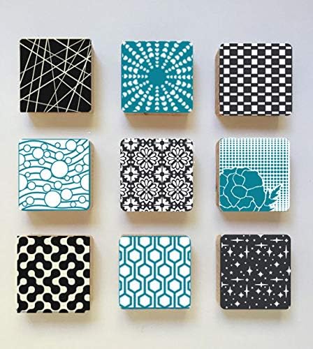 CrafTreat Geometric Stencils for Painting on Wood, Wall, Tile, Canvas, Paper, Fabric and Floor - Geometric Designs Bundle - 6 Pcs - 6x6 Inches Eac...