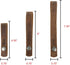 Hide & Drink, Leather Curtain Tieback (6 Pack), for Thin or Thick Window Drapes, Home & Office Decoration, Accessories, Handmade Includes 101 Year...