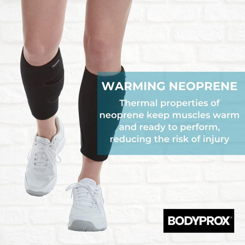 Bodyprox Calf Support Brace 2 Pack, Adjustable Shin Splint Compression Calf Wrap...