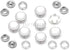 CRAFTMEMORE 20 Sets 10.5MM Cloudy White Pearl Snaps Fasteners Pearl-Like Button for Western Shirt Clothes Popper Studs (Cloudy White)...
