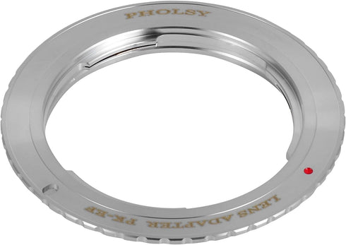 Lens Mount Adapter Manual Focus Compatible with Pentax K Mount Lens to Canon EOS EF-Mount Camera Body, Pentax to EOS, PK to EF...