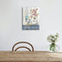 Bathroom Decor Wall Art Farmhouse Flower Pictures Floral Bathroom Wall Decor Bath Towel Bathroom Pink Poppy Vase Canvas Prints Blue White Painting...