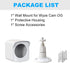 Wall Mount for Wyze Cam OG & Wyze Cam OG Telephoto, Weatherproof Protective Cover and 360 Degree Adjustable Wall Mount Bracket for Wyze Indoor Out...