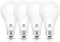 Dimmable A21 LED Bulb, 150 Watt Equivalent, Cool White 4000K, 2600LM, UL Listed, E26 Standard Base, Damp Rated, Super Bright Light Bulbs, 4 Pack...