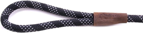 Max and Neo Rope Slip Lead Reflective 5 Foot - We Donate a Leash to a Dog Rescue for Every Leash Sold (Black, 5FT X 1/2")...